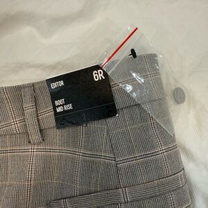 Express Gray Plaid Pants